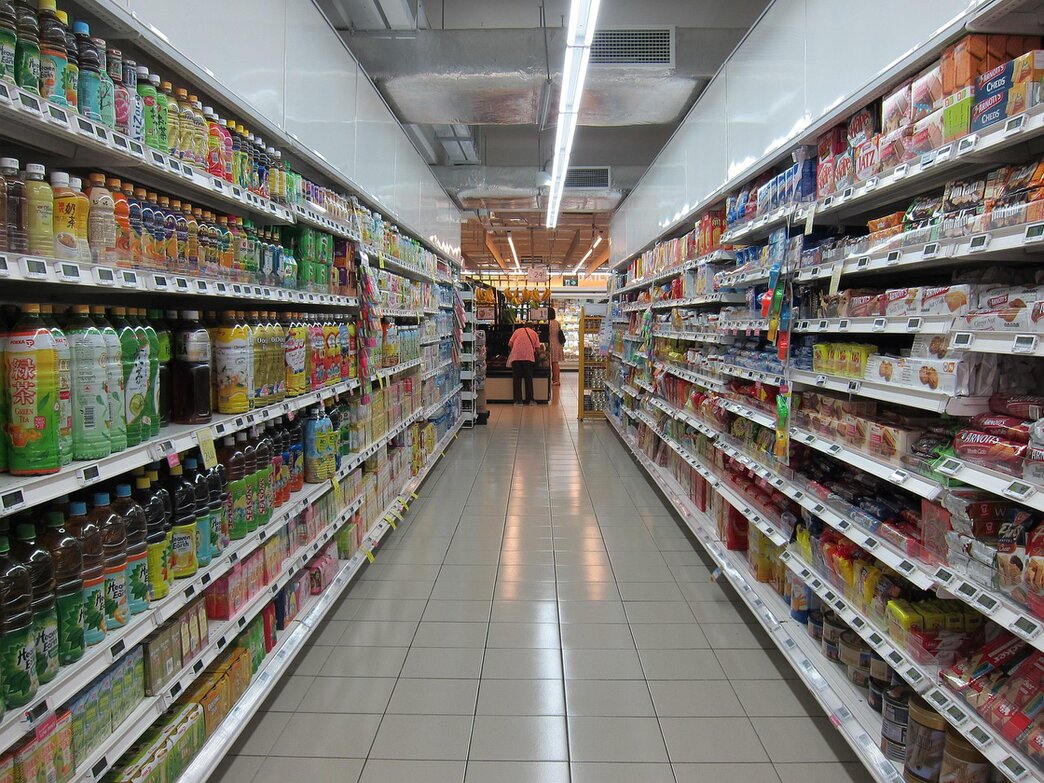 Selezione di prodotti alimentari tipici europei