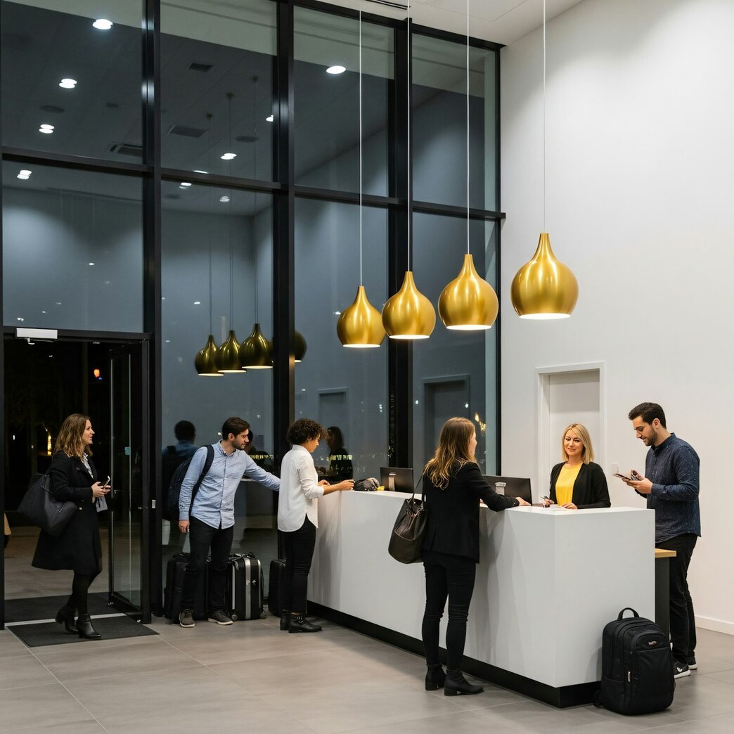 Buffet colazione in hotel con ampia scelta di prodotti